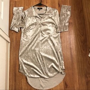 Missguided velour dress